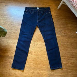 J. Crew 770 STRAIGHT-FIT JEAN IN STRETCH RESIN RINSE JAPANESE DENIM